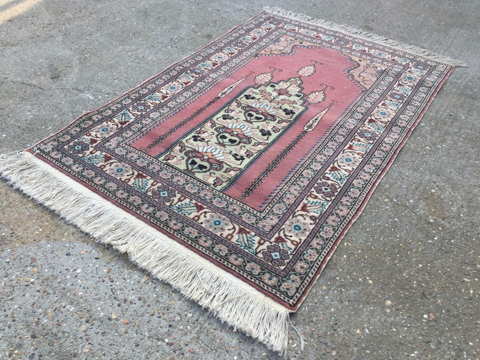 Old Turkish Rug, wool hand knotted country home 150x91cm, Tribal Boho vintage UK Home, Furniture & DIY:Rugs & Carpets:Rugs kilimshop.myshopify.com