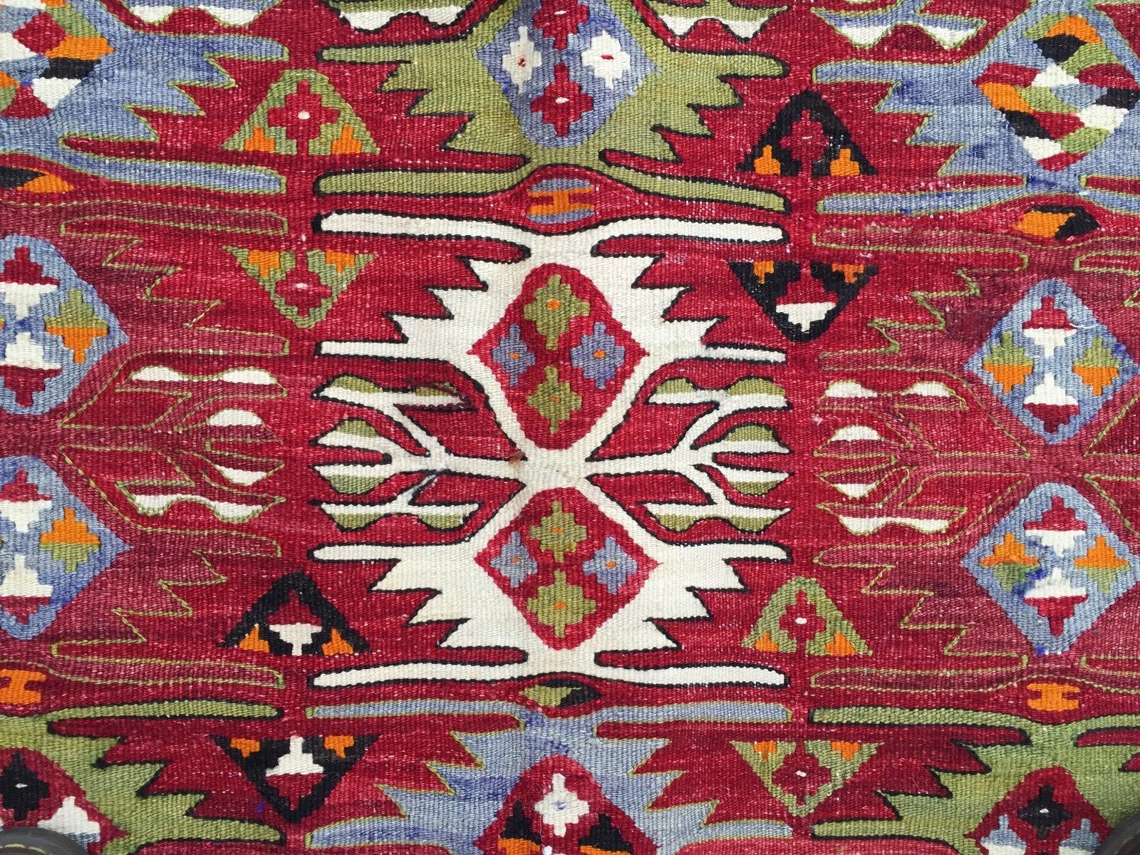 Vintage Turkish Kilim Kelim Rug 310x157 cm shabby chic wool, country home, boho Antiques:Carpets & Rugs kilimshop.myshopify.com