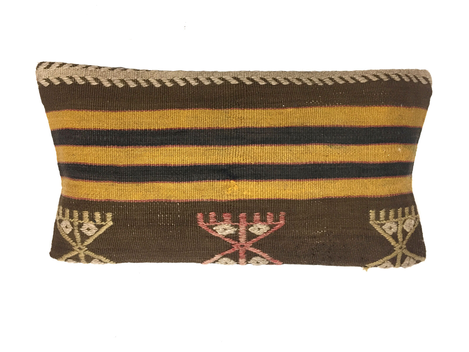 Kilim Pillow Cover 30x60 cm Meditation Bench Cushion Tapis Kelim Teppich Boho
