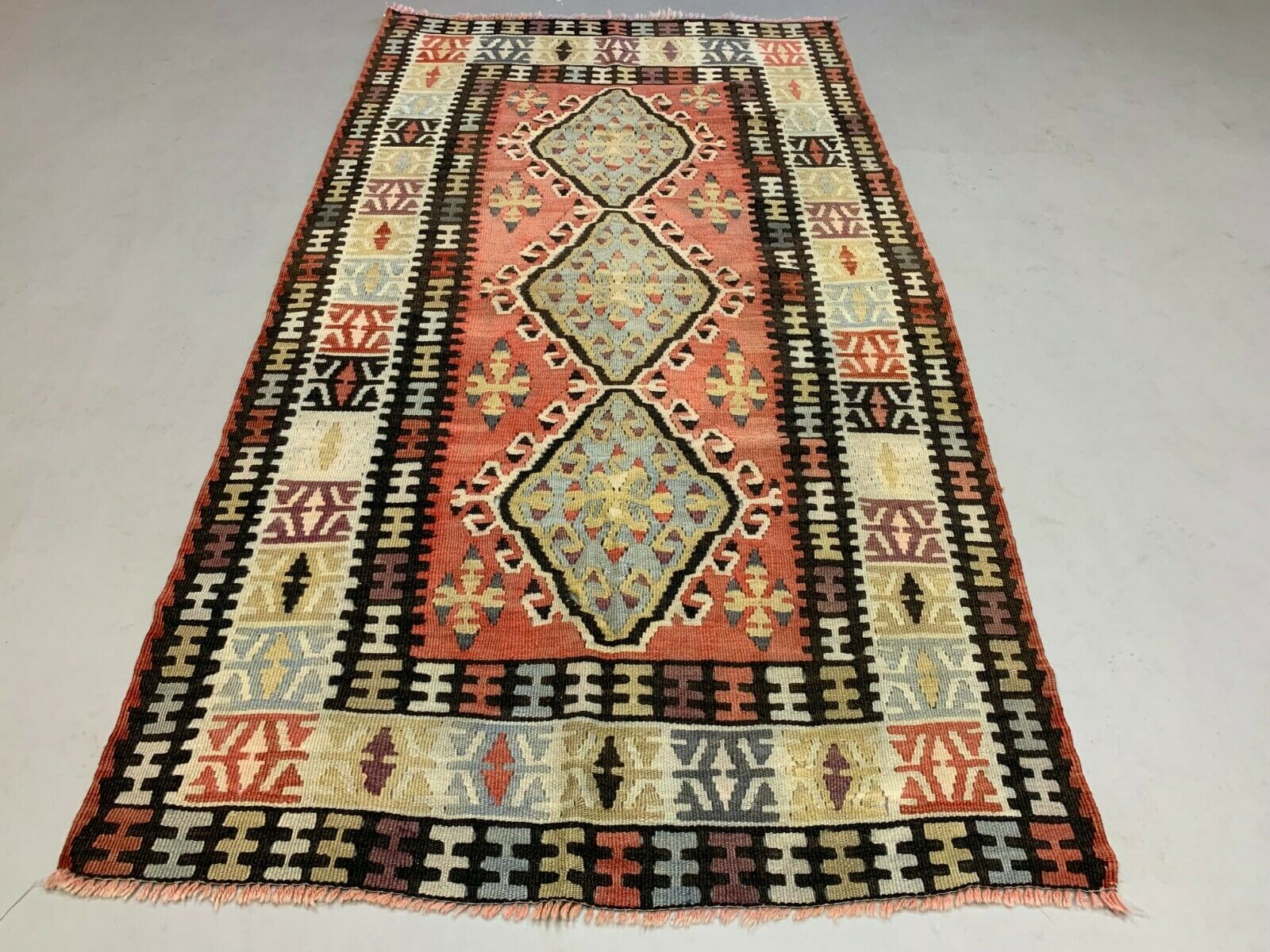 Vintage Turkish Kilim Kelim Rug shabby, country home, boho 185x98 cm medium Antiques:Carpets & Rugs kilimshop.myshopify.com