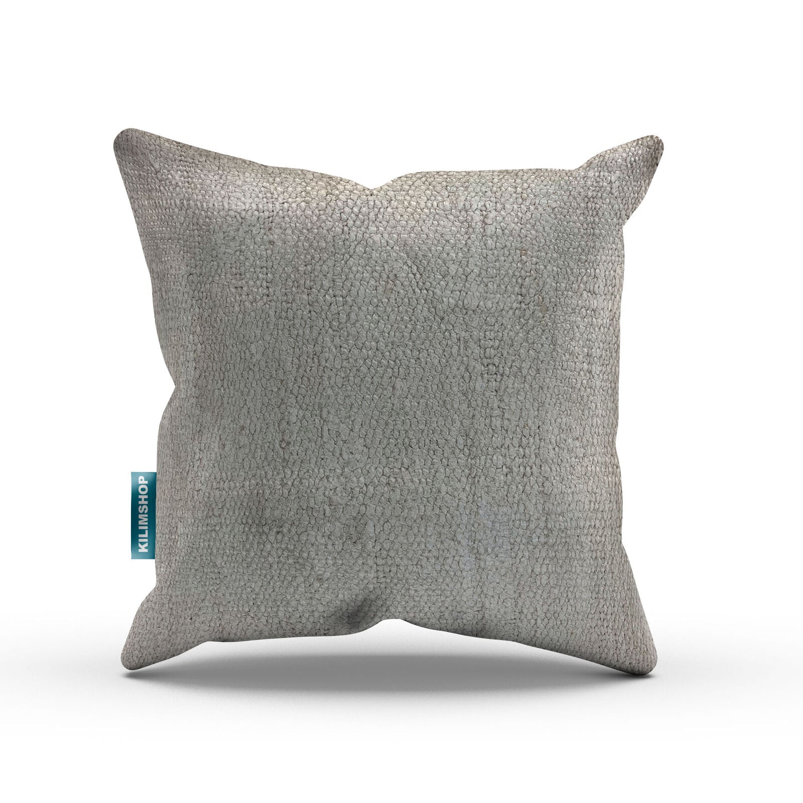 Vintage Kilim Cushion Cover 40x40 cm Square Wool Kelim Pillow Moroccan Decor