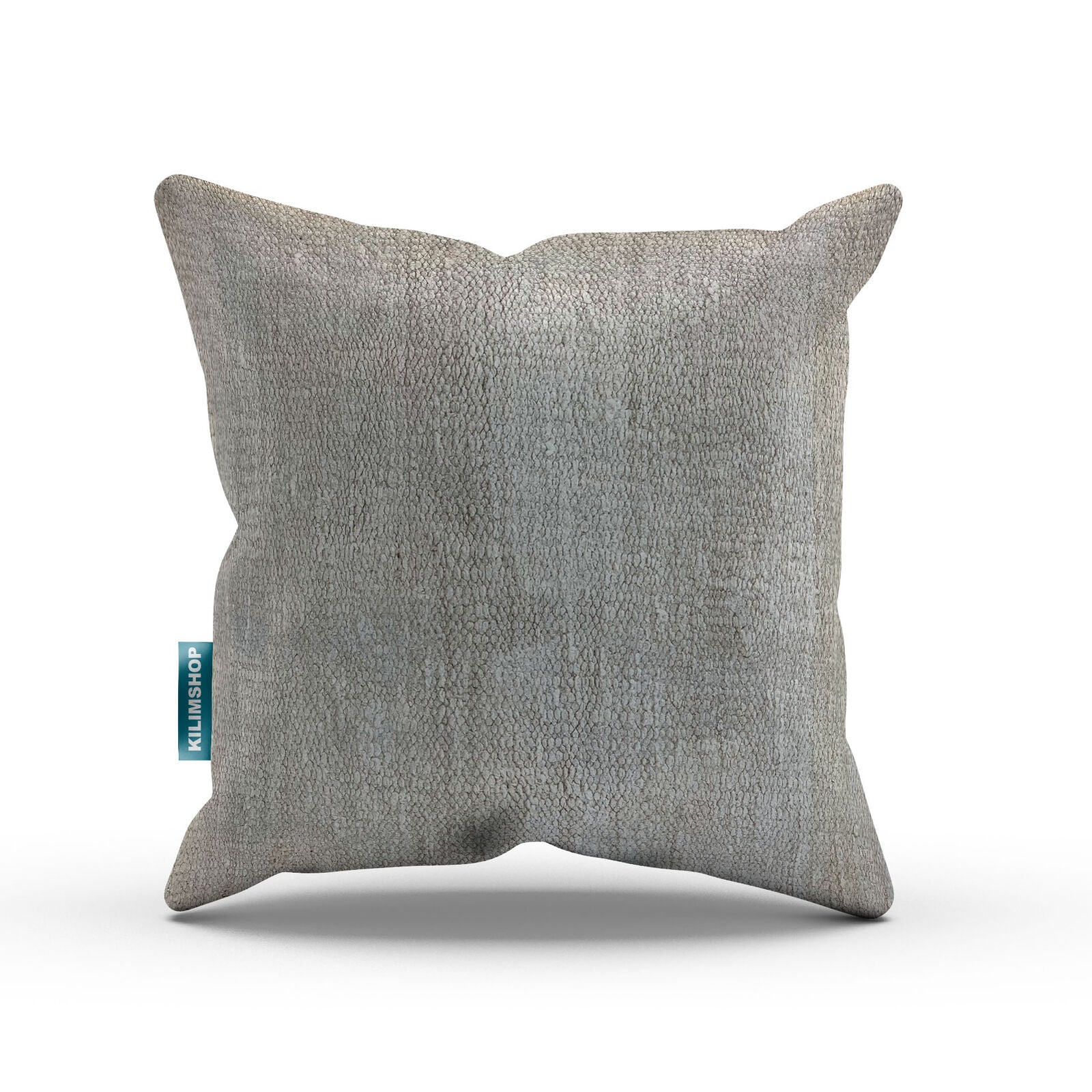 Vintage Kilim Cushion Cover 40x40 cm Square Wool Kelim Pillow Moroccan Decor