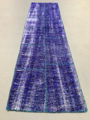 Vintage Turkish Patchwork Runner 180x50 cm Wool Rug 2171