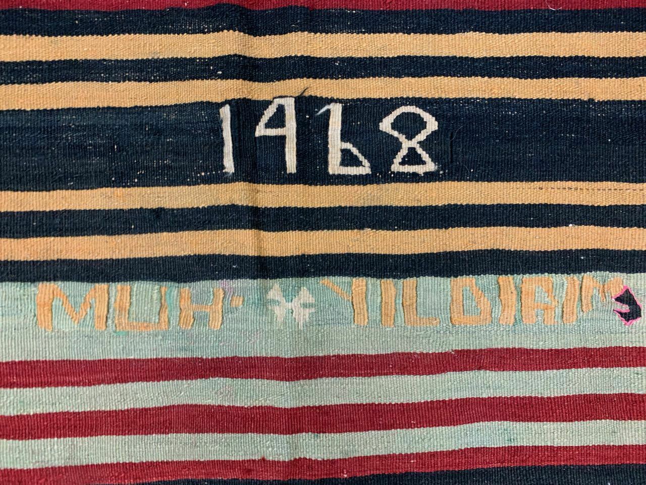 Vintage Turkish Kilim Kelim Rug shabby wool, country home boho 190x100 cm medium Antiques:Carpets & Rugs kilimshop.myshopify.com