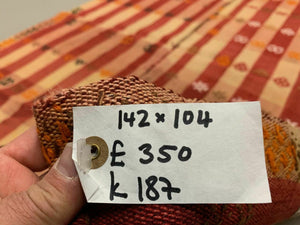Antique Turkish Moroccan Kilim Rug shabby vintage wool Kelim 142x104 cm medium Antiques:Carpets & Rugs kilimshop.myshopify.com