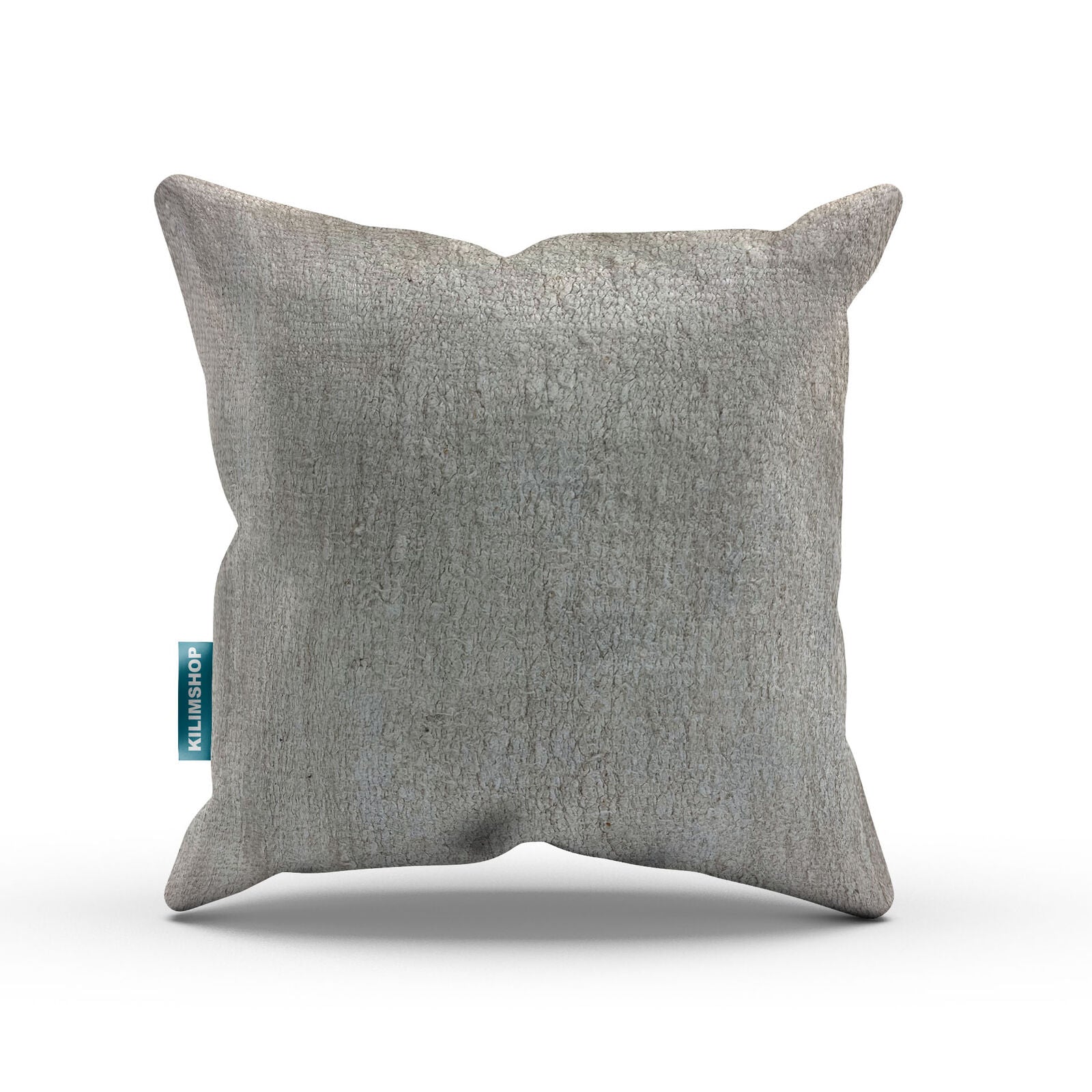 Vintage Kilim Cushion Cover 40x40 cm Square Wool Kelim Pillow Moroccan Decor