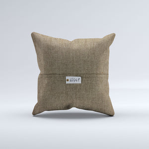 Vintage Turkish Kilim Cushion Cover 60x60 cm Square Wool Kelim Pillowcase 66449