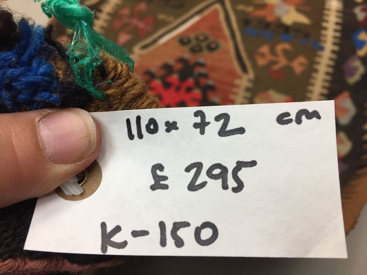 Traditional Turkish Kilim Rug shabby vintage wool country home Kelim 110x72cm Antiques:Carpets & Rugs kilimshop.myshopify.com