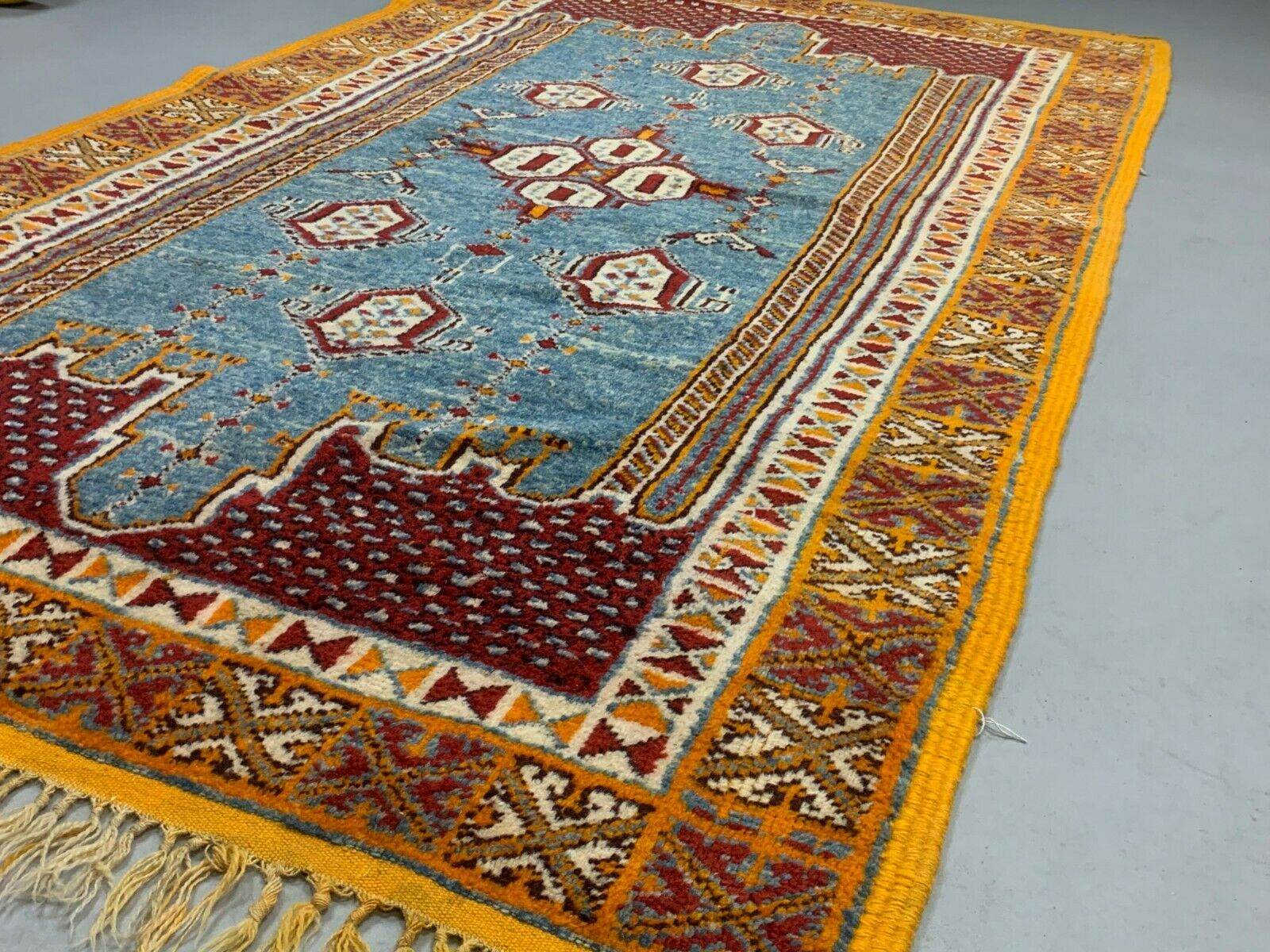 Vintage Moroccan Rug 250x146 cm Tazenacht Berber Atlas, Tribal kilimshop.myshopify.com