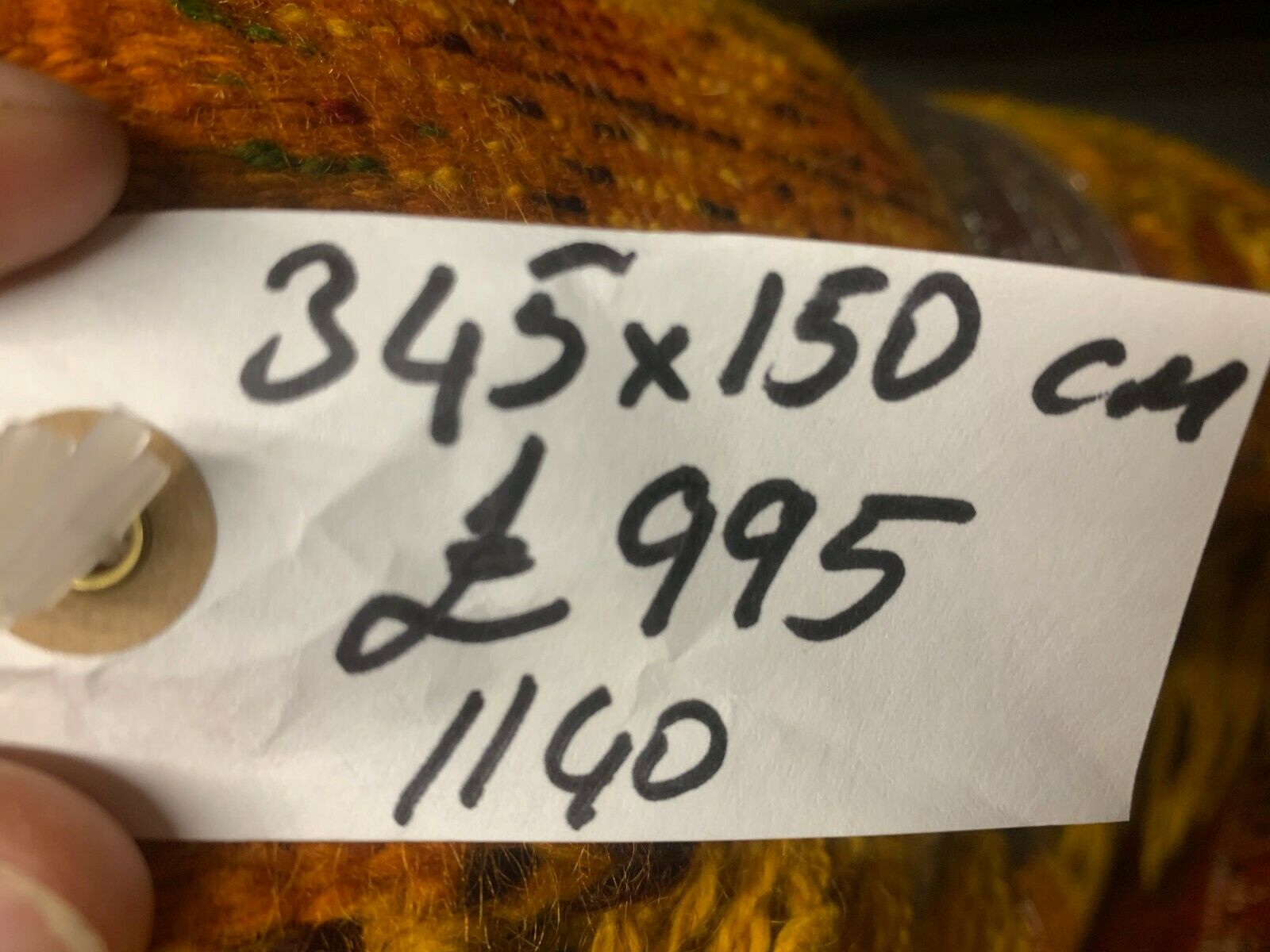 Vintage Moroccan Rug 345x150 cm Tazenacht Berber Atlas, Tribal kilimshop.myshopify.com