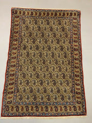 Vintage Tribal Rug 203x136 cm Wool Oriental Hand Made Rug Red, Beige, Blue