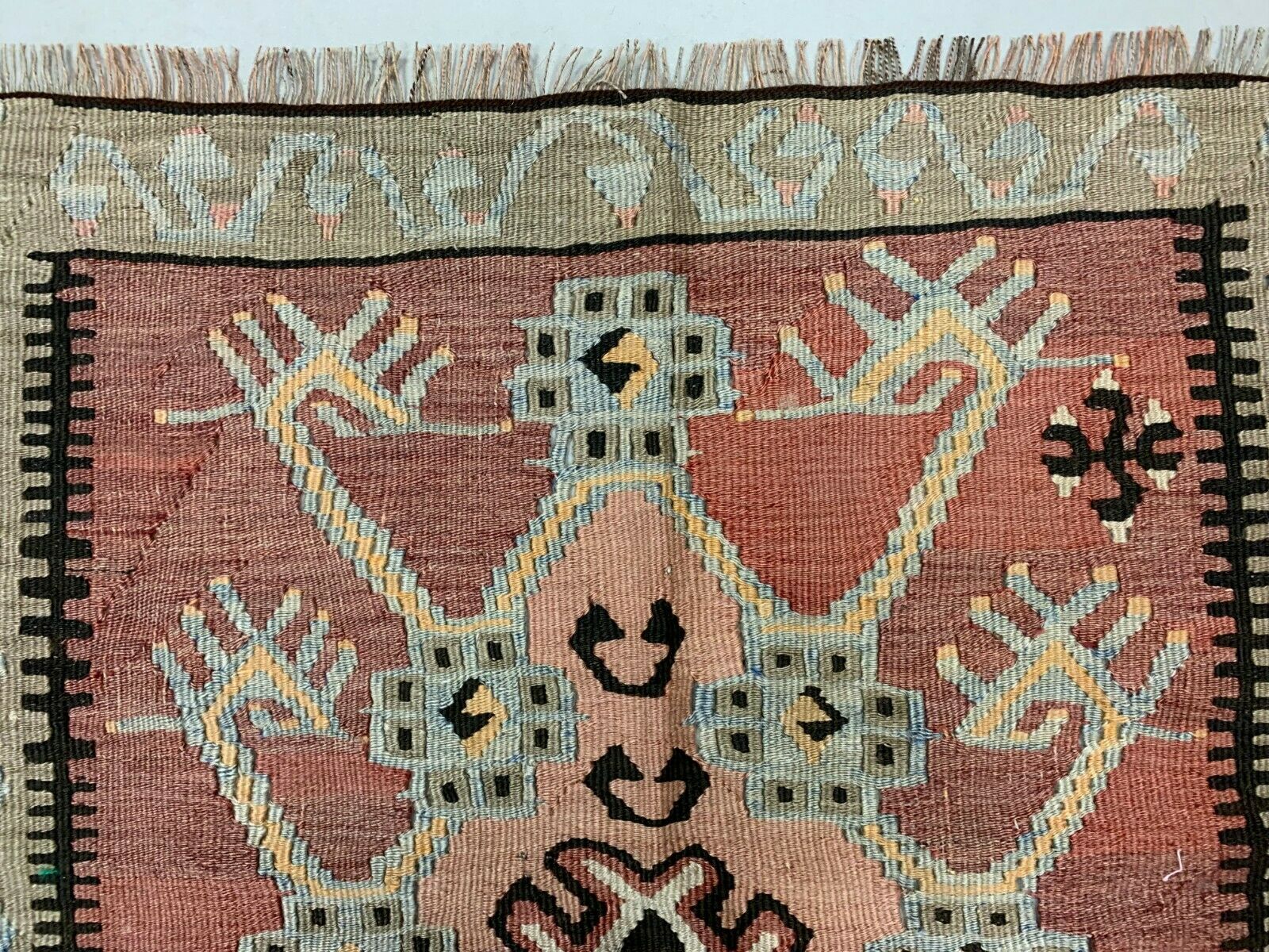 Vintage Turkish Kilim Kelim Rug 158x112 cm shabby, country home, boho  medium Antiques:Carpets & Rugs kilimshop.myshopify.com
