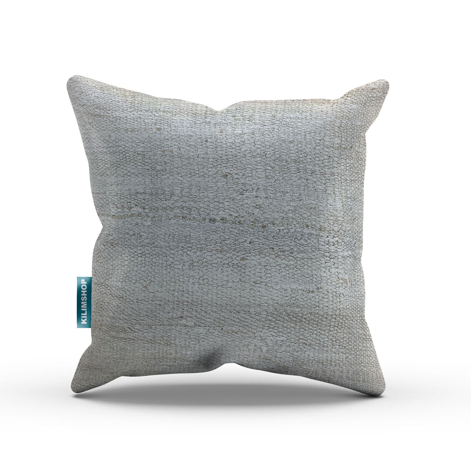 Vintage Kilim Cushion Cover 40x40 cm Square Wool Kelim Pillow Moroccan Decor