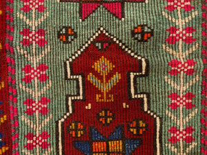 Small Vintage Turkish Kilim Rug 116x89 cm Wool Kelim