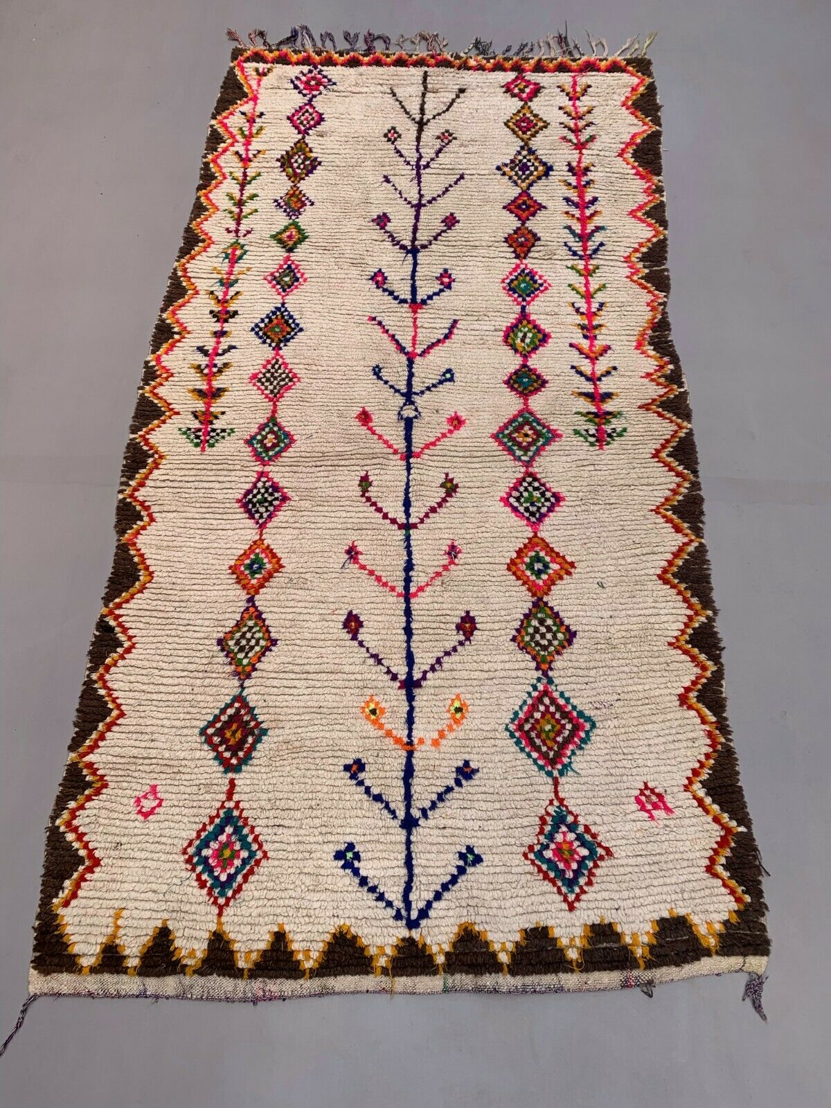 Large Vintage Moroccan Azilal Rug 280x148 cm Berber Atlas, Tribal