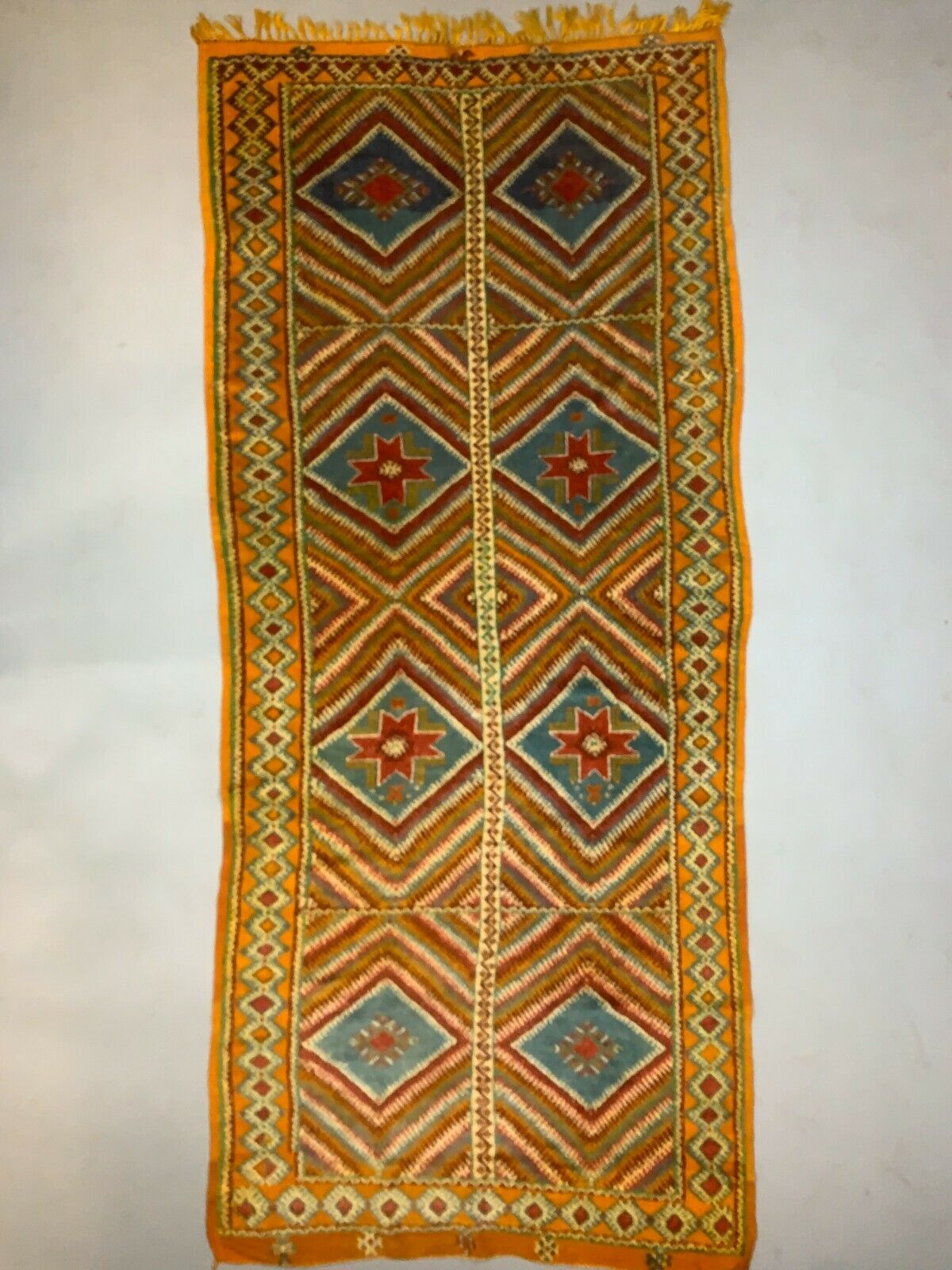 Vintage Moroccan Rug 345x150 cm Tazenacht Berber Atlas, Tribal kilimshop.myshopify.com