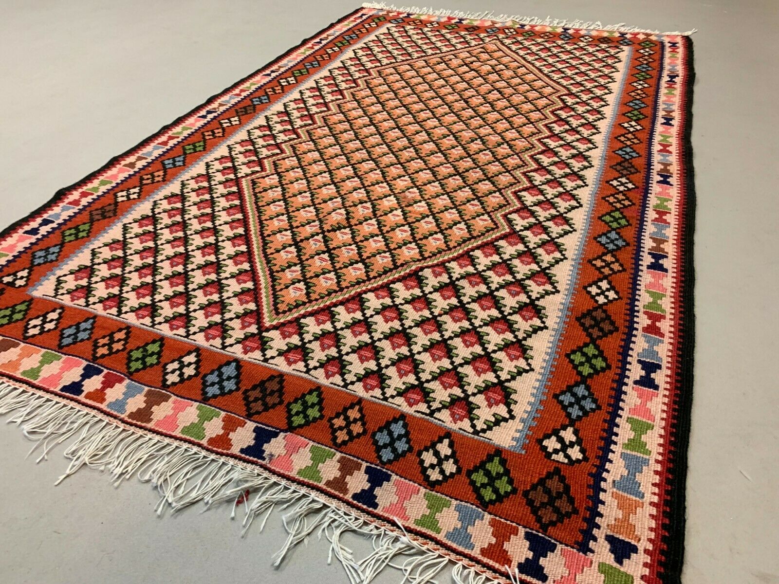 Traditional Turkish Kilim Rug shabby vintage wool Boho Kelim 158x96 cm Medium Antiques:Carpets & Rugs kilimshop.myshopify.com
