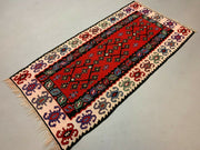 Vintage Turkish Kilim, Serbian Pirot Kelim Rug shabby wool 200x100 cm Medium Antiques:Carpets & Rugs kilimshop.myshopify.com
