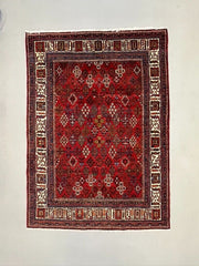 Vintage Persian Meymeh Rug, Wool Oriental HandMade Rug 328x236 cm