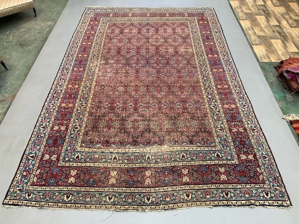 Antique Tribal Rug 470x313 cm Wool Oriental Hand Made Carpet