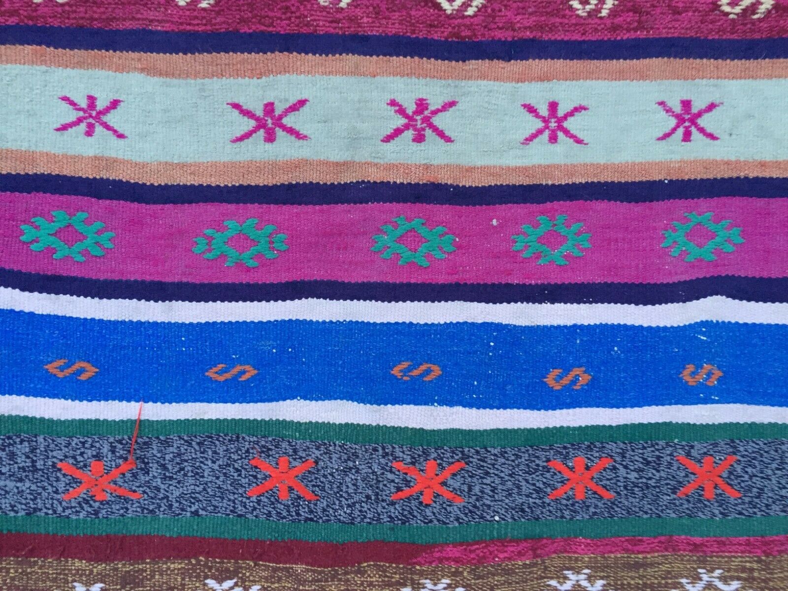 Vintage Turkish Kilim Rug Runner 340x93 cm shabby old country home Kelim rug Antiques:Carpets & Rugs kilimshop.myshopify.com