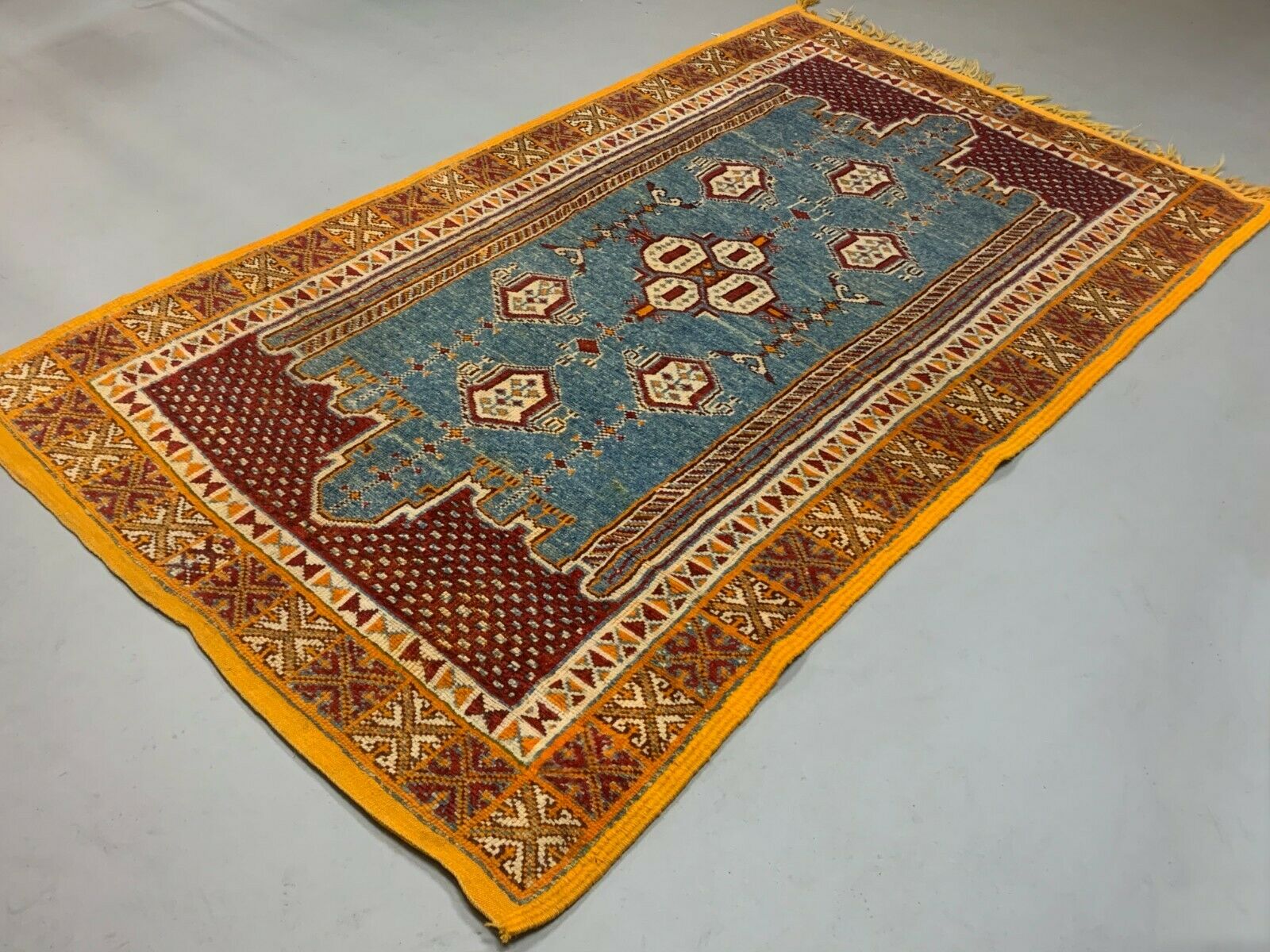 Vintage Moroccan Rug 250x146 cm Tazenacht Berber Atlas, Tribal kilimshop.myshopify.com