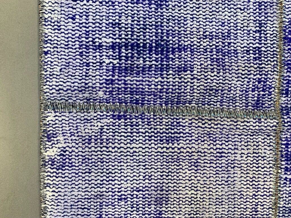 Vintage Turkish Patchwork Runner 250x60 cm Wool Rug 2172