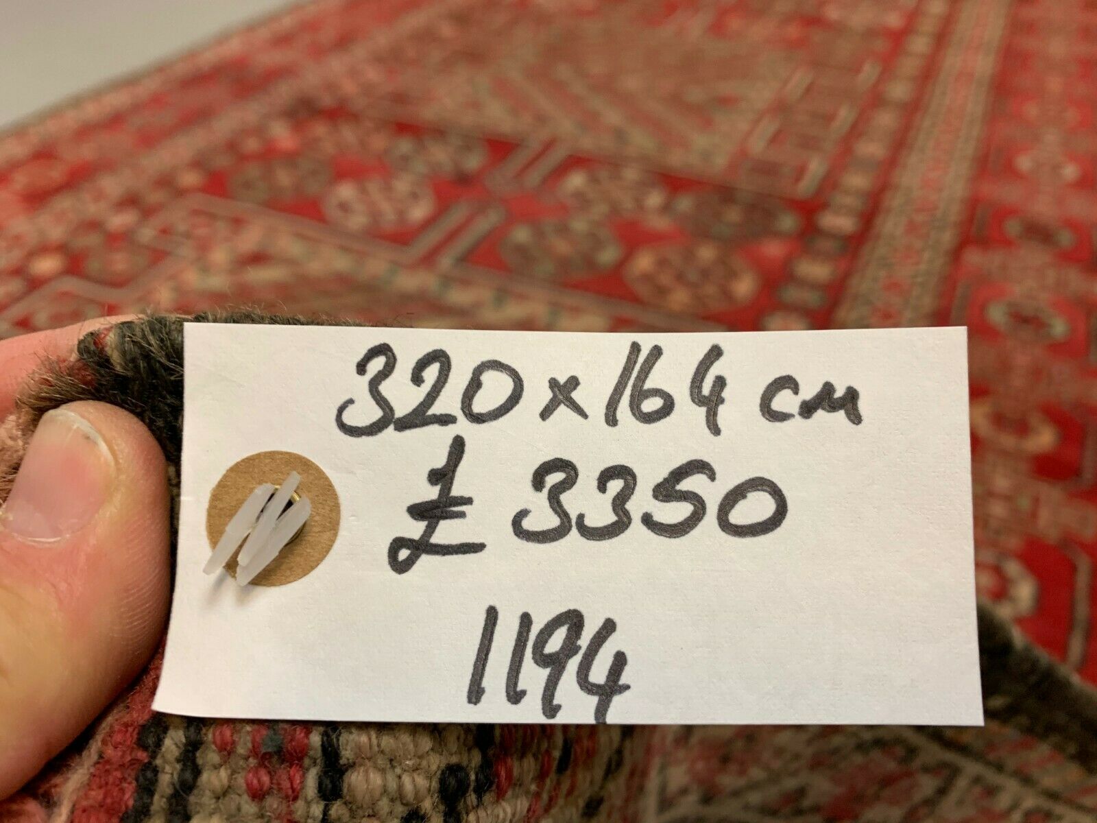 Antique Malayer Rug 320x164 cm Vintage Carpet, large, Red kilimshop.myshopify.com