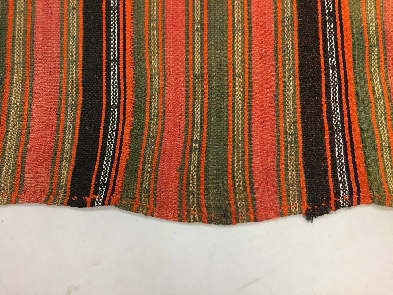 Vintage Turkish Kilim Rug shabby vintage old wool country Kelim 240x193 cm Large Antiques:Carpets & Rugs kilimshop.myshopify.com