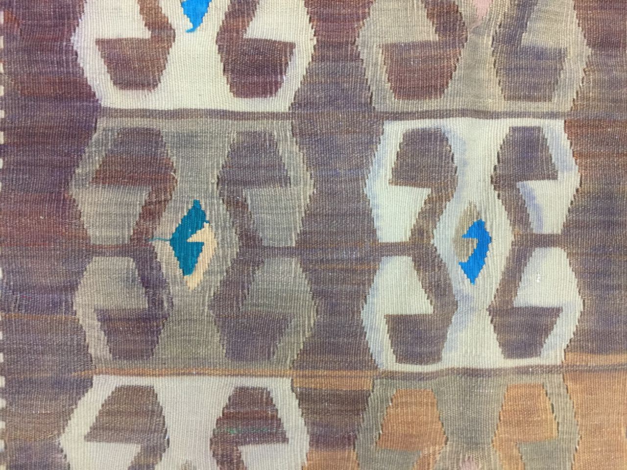 Vintage Turkish Kilim Kelim Rug shabby chic wool boho 245x112cm Moroccan Large Antiques:Carpets & Rugs kilimshop.myshopify.com