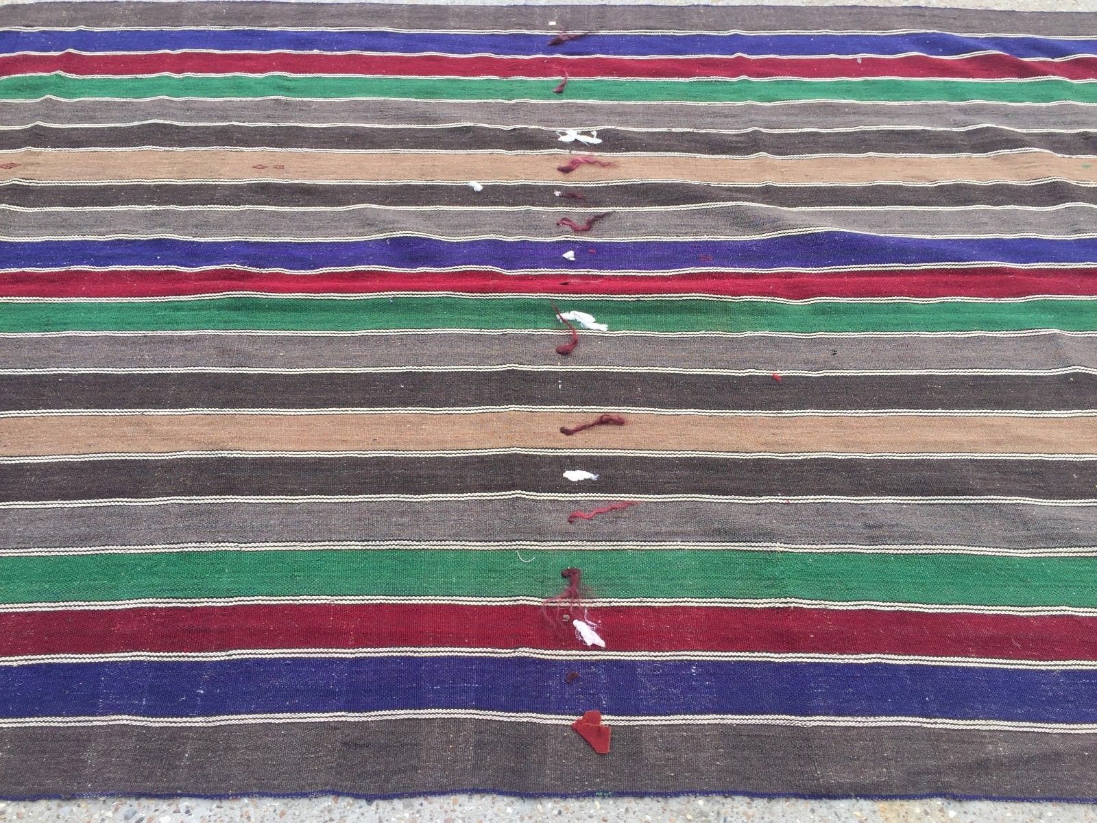 Vintage Turkish Kilim Kelim Rug 360x170cm shabby chic wool, country home, boho Home, Furniture & DIY:Rugs & Carpets:Rugs kilimshop.myshopify.com