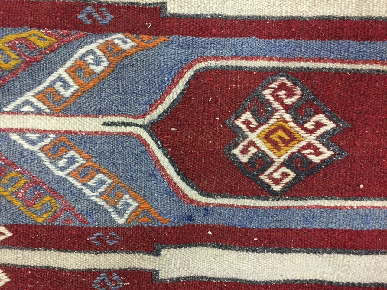 Vintage Turkish Kilim Kelim Rug 283x160 cm shabby chic wool, country home, Large Antiques:Carpets & Rugs kilimshop.myshopify.com