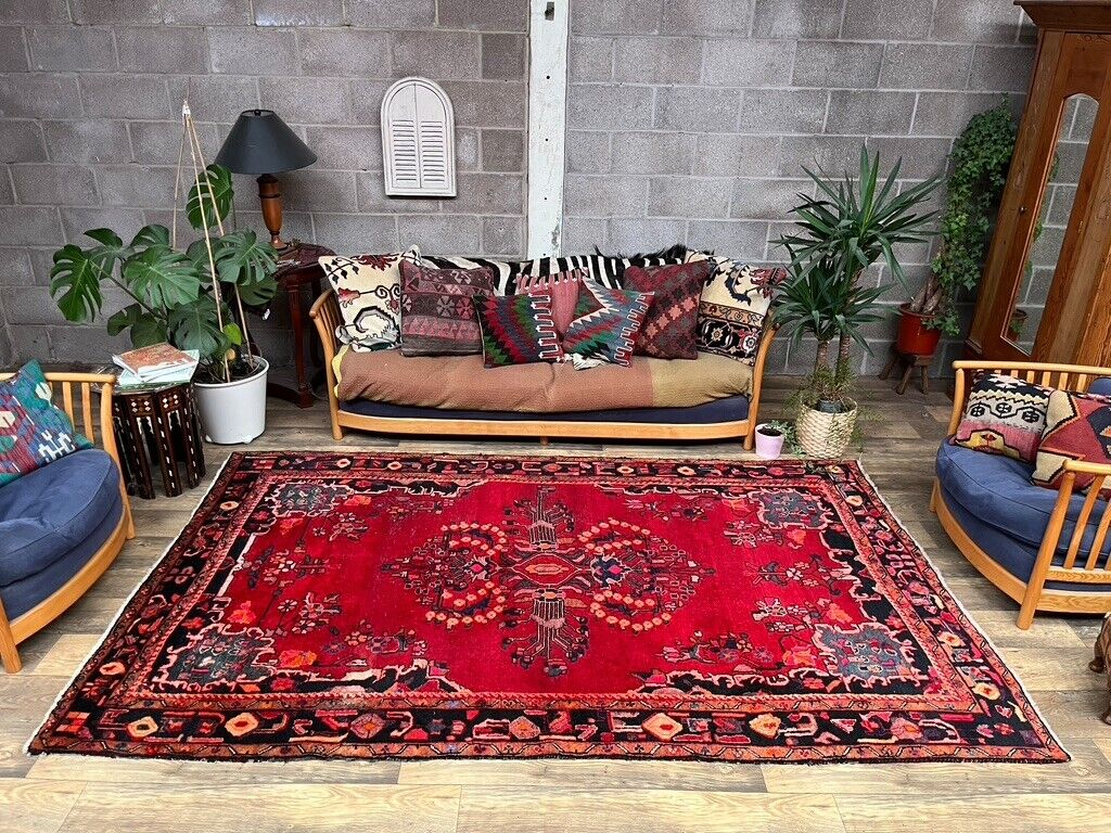 Vintage Persian Lilihan Armenian Rug, Oriental Rug 295x183 cm