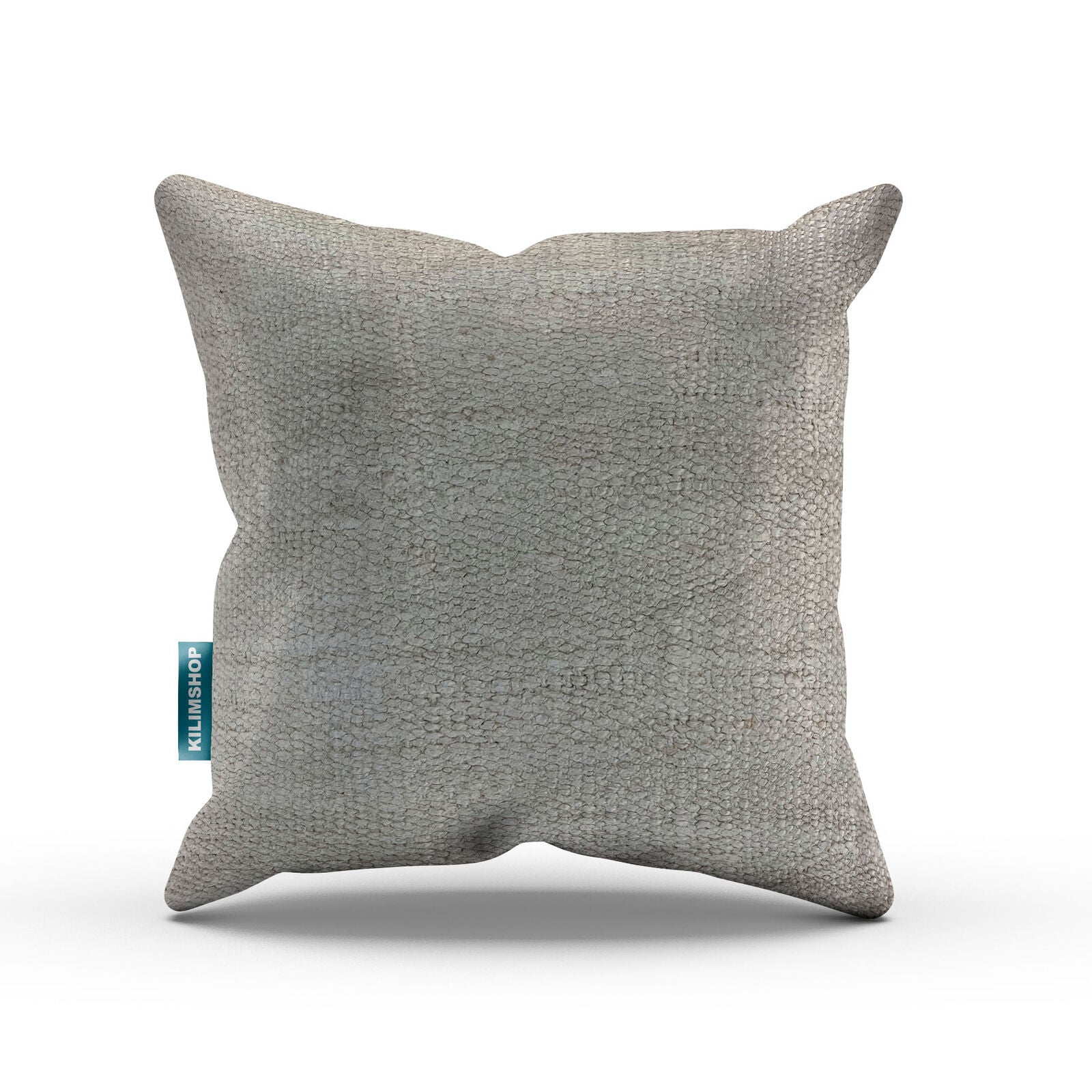 Vintage Kilim Cushion Cover 40x40 cm Square Wool Kelim Pillow Moroccan Decor