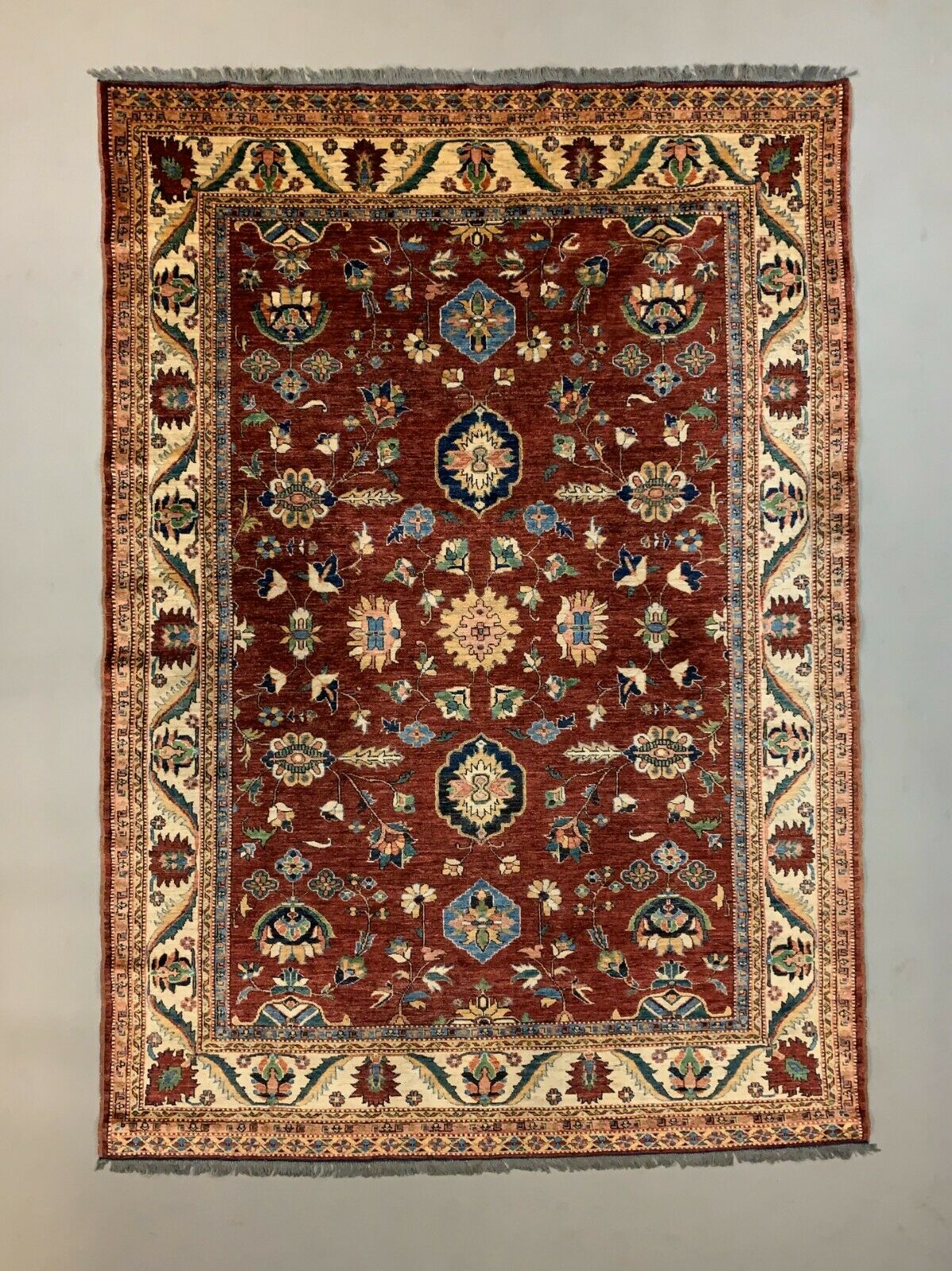 Large Afghan Wool Kazak Rug 290x200 cm Chobi, Very Fine kilimshop.myshopify.com