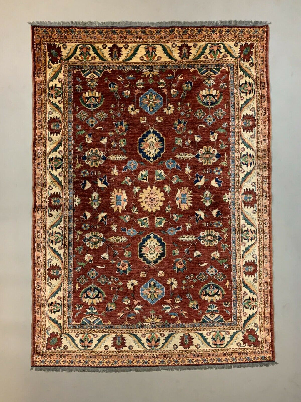 Large Afghan Wool Kazak Rug 290x200 cm Chobi, Very Fine kilimshop.myshopify.com