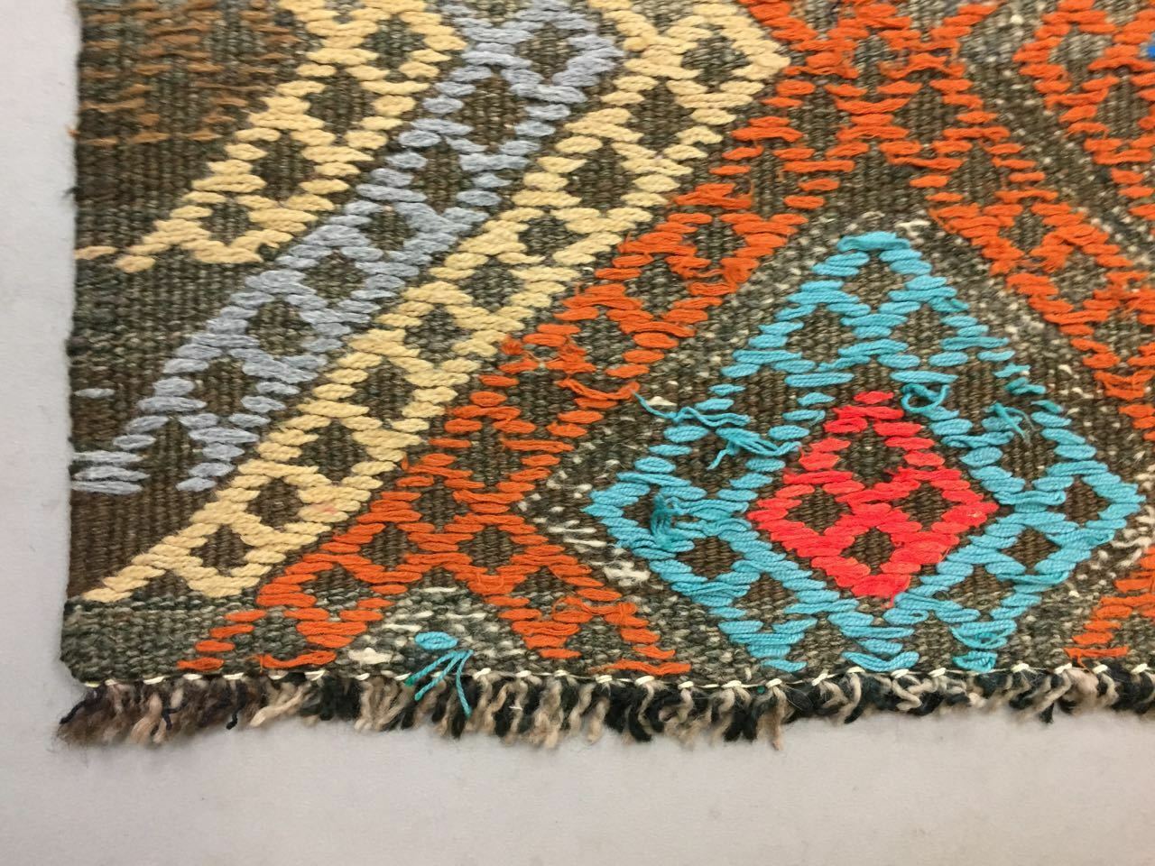 Vintage Turkish Kilim Kelim Rug shabby wool, country home boho 252x153 cm Large Antiques:Carpets & Rugs kilimshop.myshopify.com