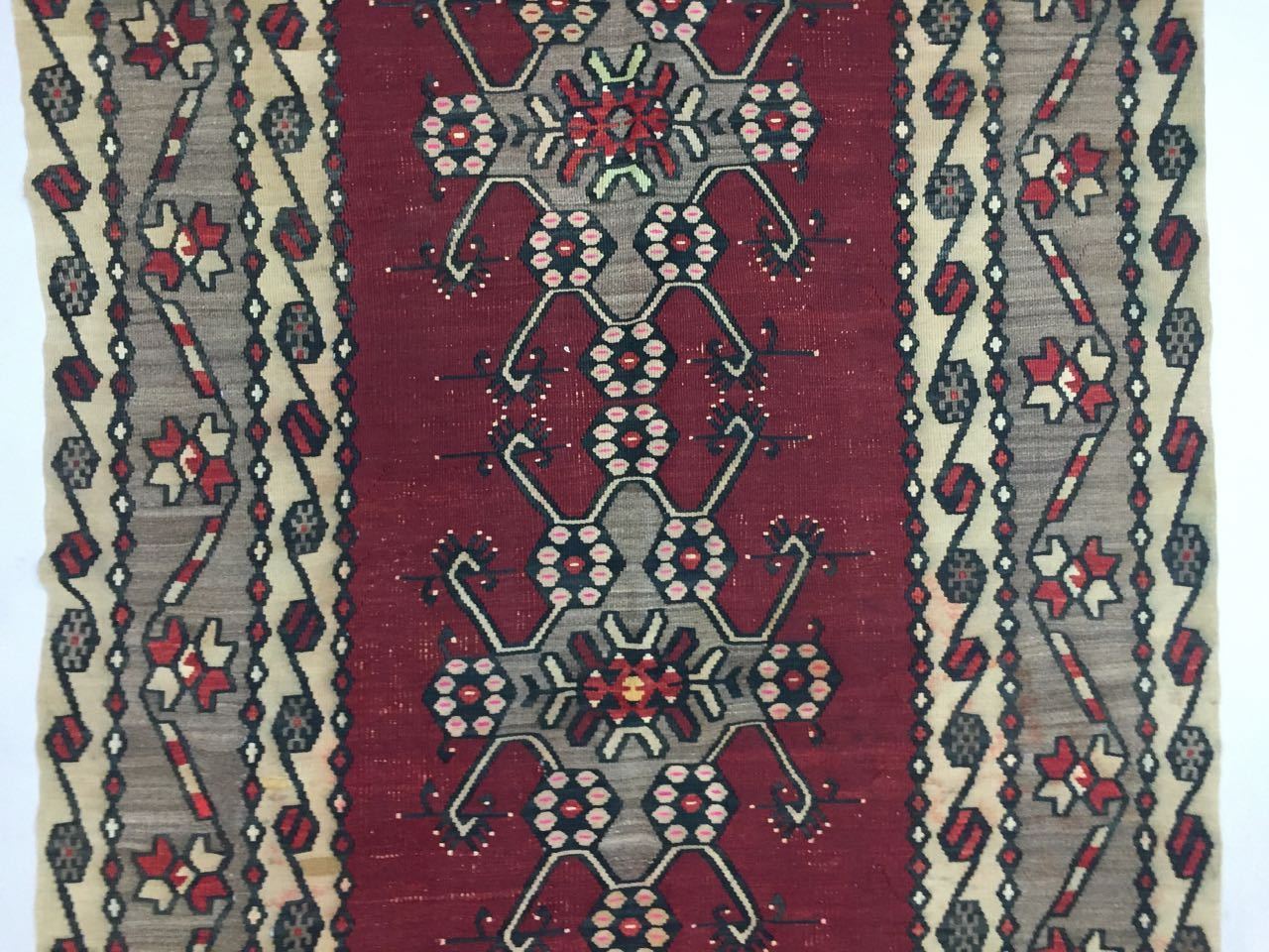 Vintage Turkish Kilim Kelim Rug shabby chic wool,Moroccan boho 250x135cm Large Antiques:Carpets & Rugs kilimshop.myshopify.com