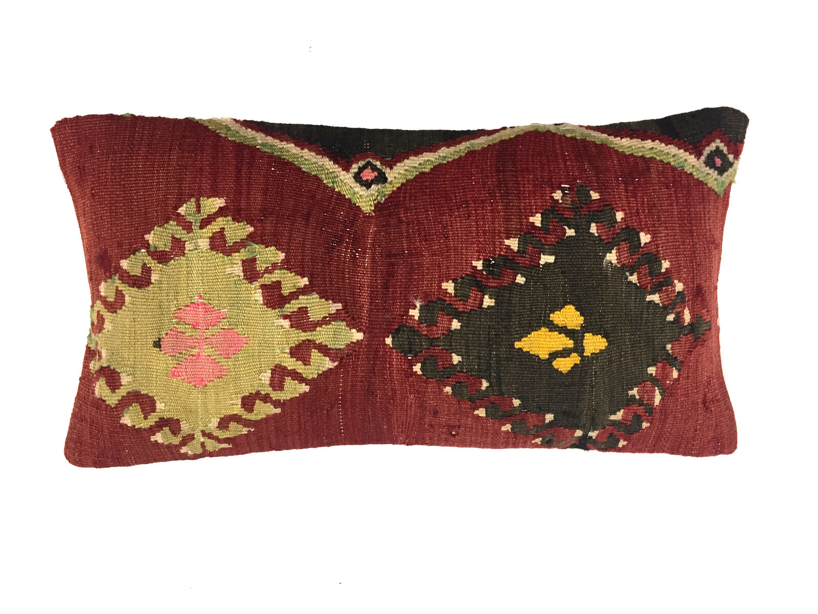 Kilim Pillow Cover 30x60 cm Meditation Bench Cushion Tapis Kelim Teppich Boho