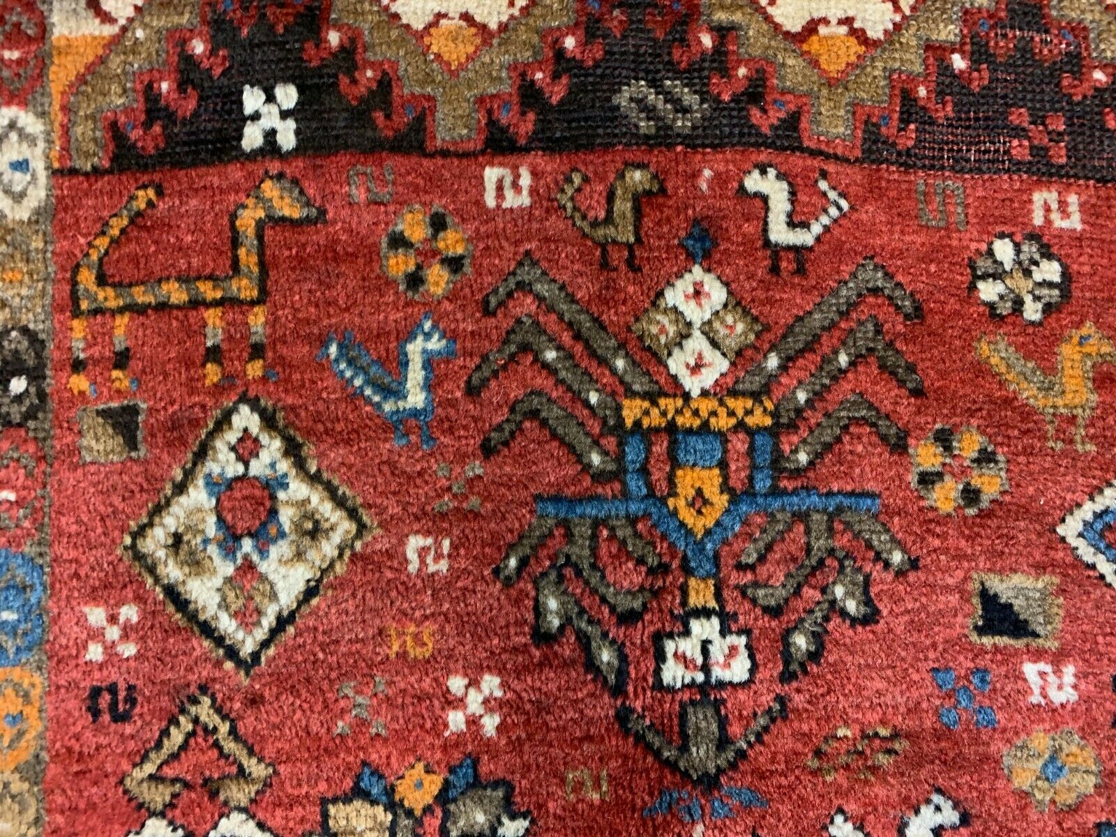 Antique 1910 Caucasian Rug 326x196 cm, rare Large size