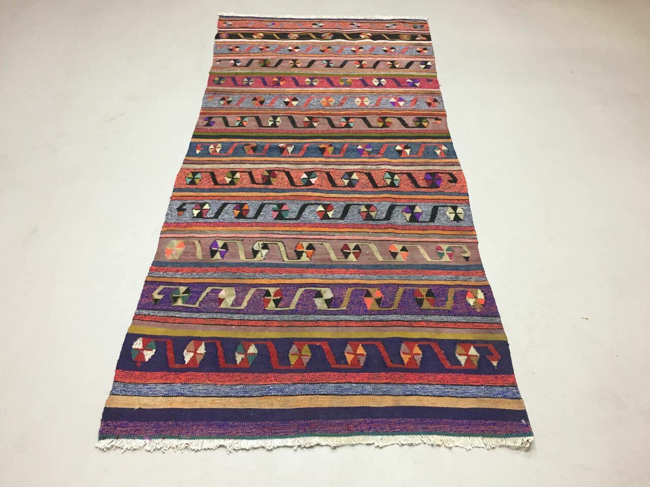 Tribal Turkish Kilim Rug Runner 180x82 cm shabby vintage old  Kelim rug Antiques:Carpets & Rugs kilimshop.myshopify.com