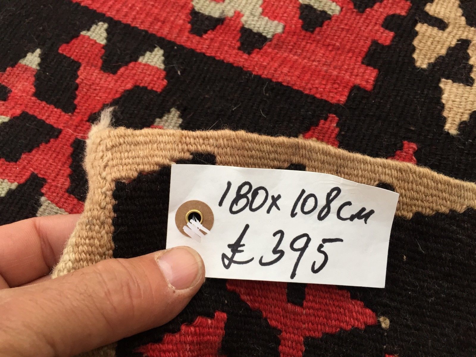 Antique Turkish Kilim Rug shabby vintage old wool country home Kelim 180x108cm Antiques:Carpets & Rugs kilimshop.myshopify.com