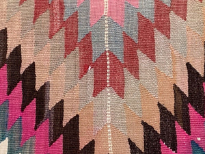 Old Turkish narrow Kilim Runner 337x46 cm shabby chic, vintage kelim