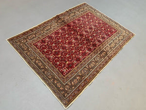 Vintage Turkish Rug 173x122 cm shabby carpet Central Anatolian Medium