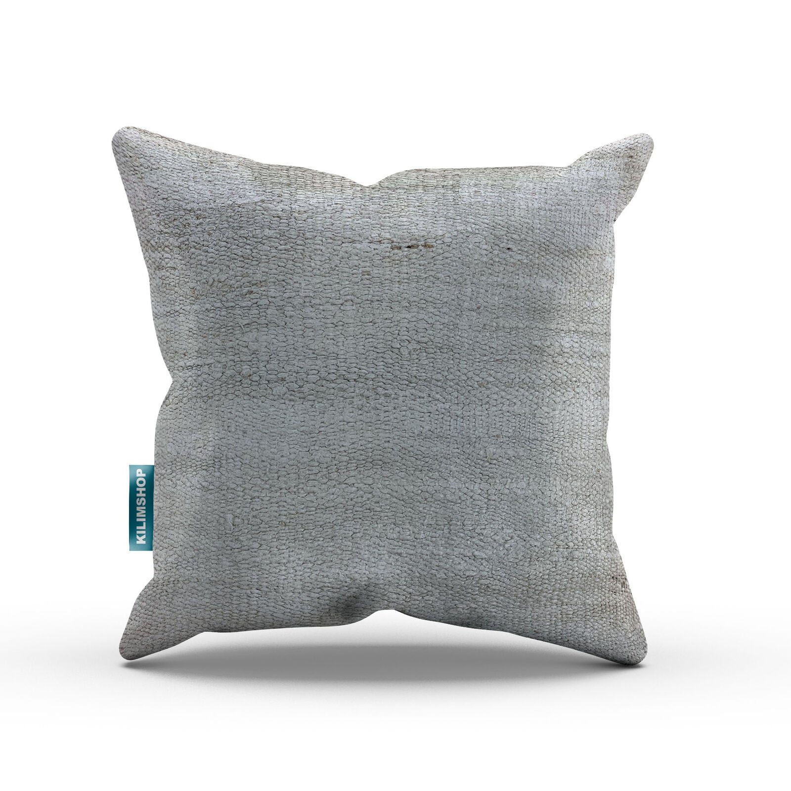 Vintage Kilim Cushion Cover 40x40 cm Square Wool Kelim Pillow Moroccan Decor