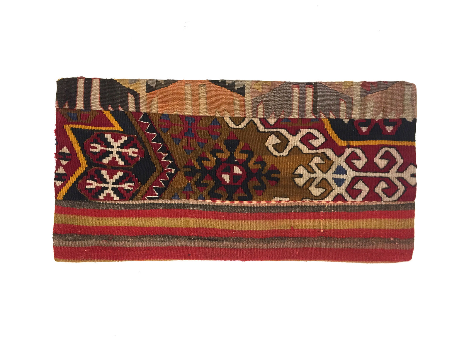 Kilim Pillow Cover 30x60 cm Meditation Bench Cushion Tapis Kelim Teppich Boho