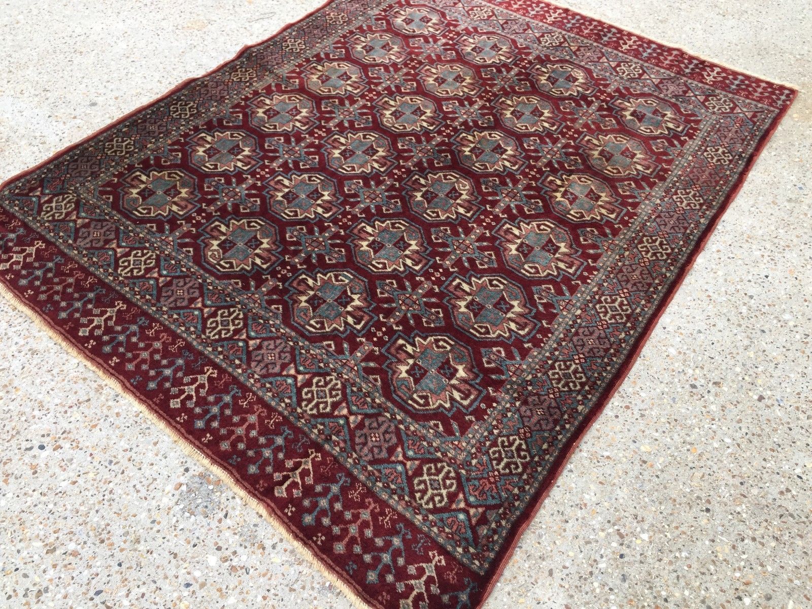 Turkish Vintage double sided Rug vegetable dye 175x132cm Persian Tribal boho old Antiques:Carpets & Rugs kilimshop.myshopify.com