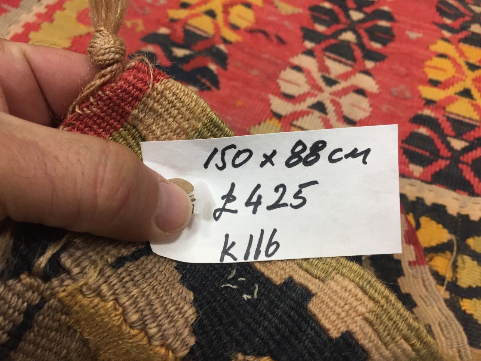 Antique Turkish Kilim Rug shabby vintage old wool country home Kelim 150x88cm Antiques:Carpets & Rugs kilimshop.myshopify.com