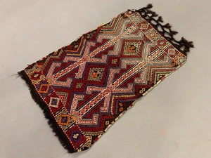 Small Vintage Turkish Kilim Rug 107x67 cm Wool Kelim