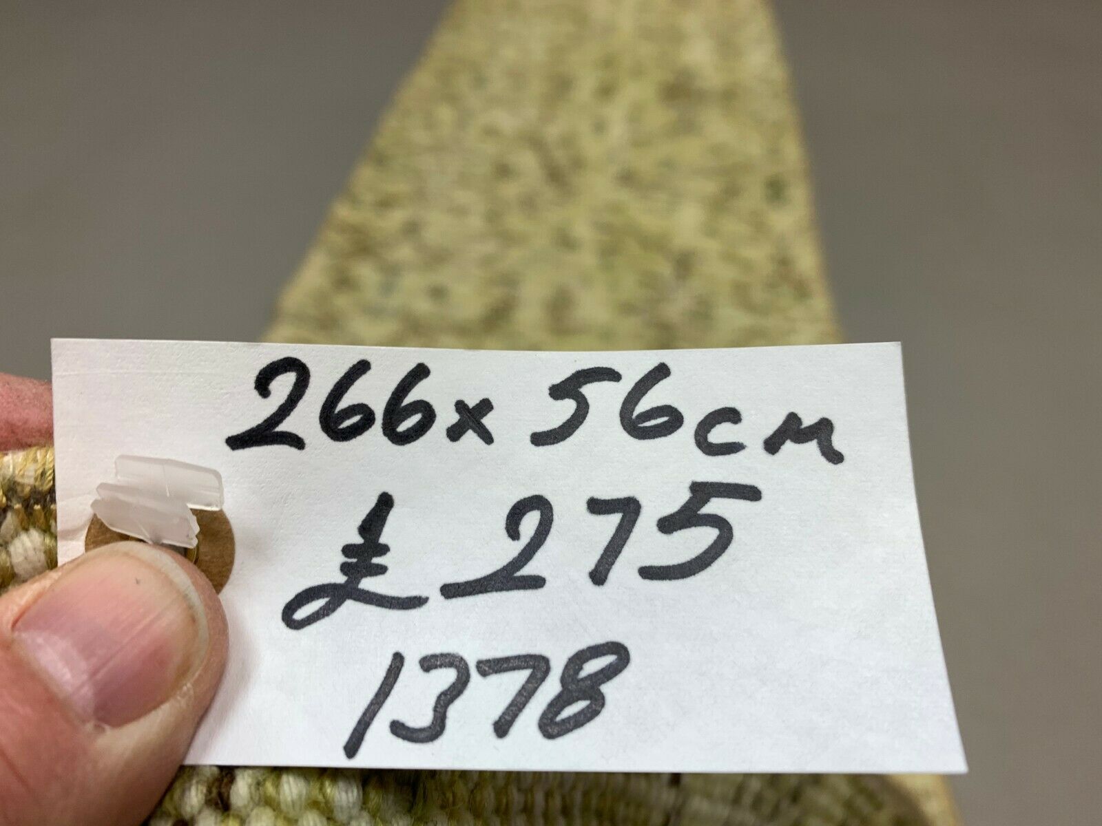 Distressed Turkish Narrow Runner 266x56 cm wool Vintage rug, Overdyed Yellow kilimshop.myshopify.com